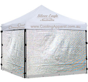 Silver Mesh Show Trolley and Marquee Walls